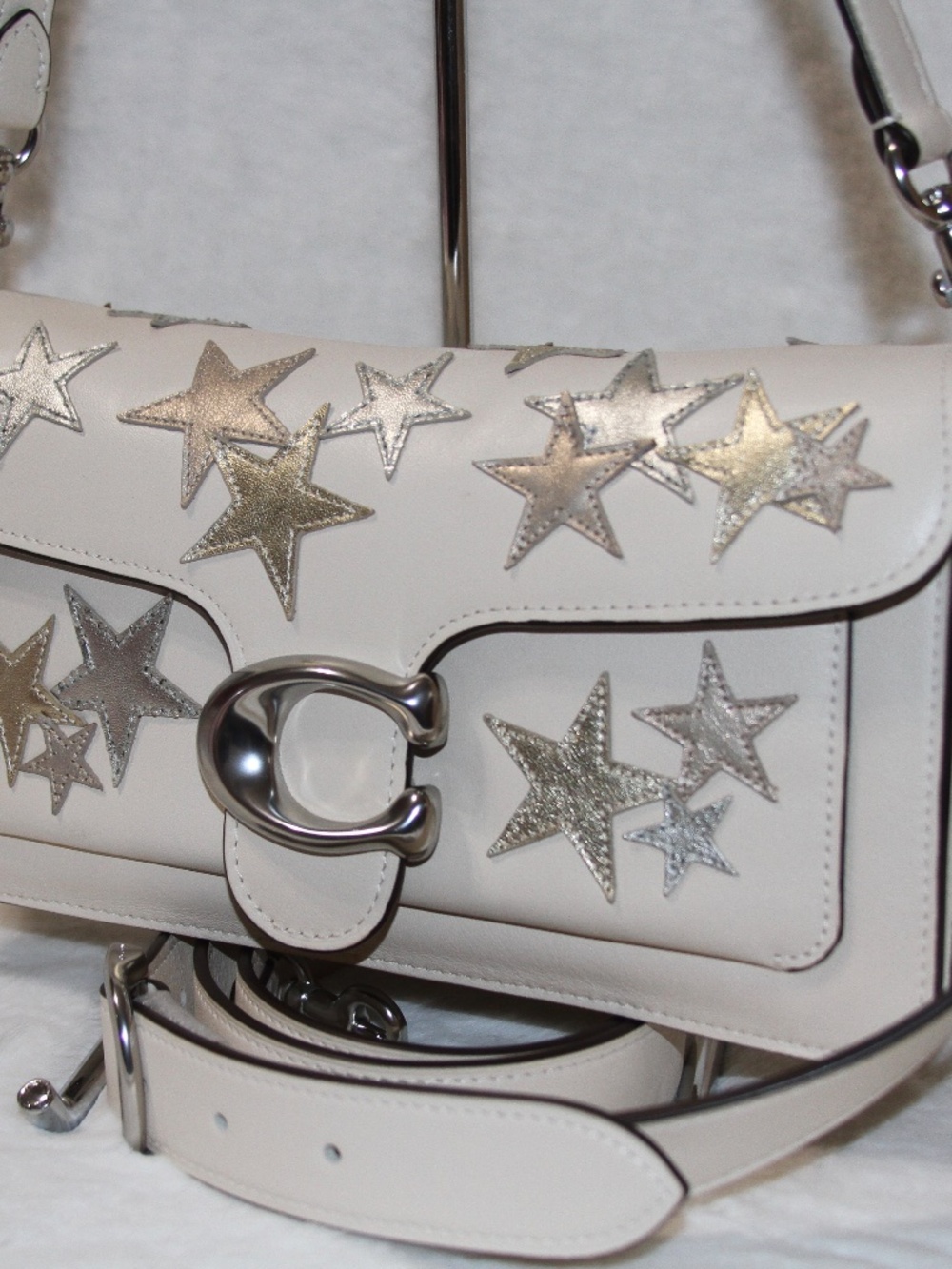 NWT COACH Tabby 26 Shoulder Bag Star Applique Crossbody Leather Purse - Picture 3 of 8